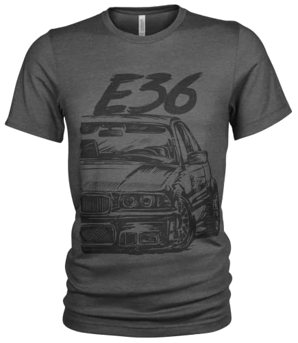 E36 M3 3 Series Herren Grunge T-Shirt von Quarter Mile Clothing