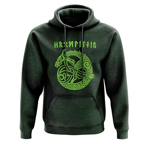 Quarter Mile Clothing Der Hoodie der Keltischen Nordischen Folklore Wikinger Pagan Fenrir Wolf von Quarter Mile Clothing