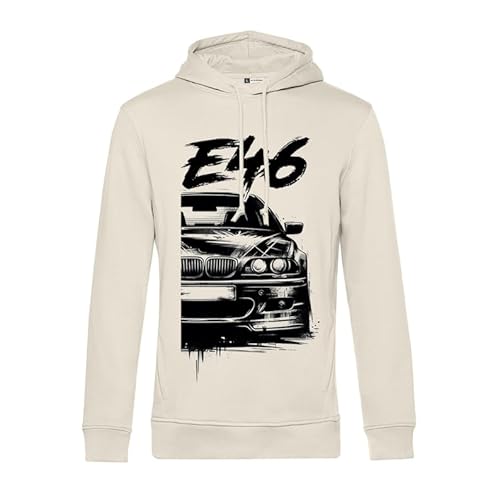 Quarter Mile Clothing Dynamischer Grunge E46 M3 inspirierter Kapuzenpullover von Quarter Mile Clothing