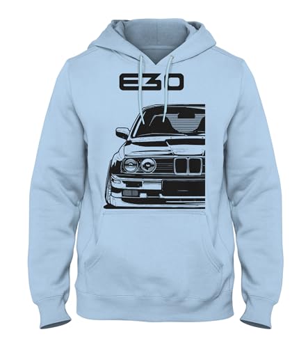 Quarter Mile Clothing E30 M3 Old School Herren Kapuzenpullover von Quarter Mile Clothing