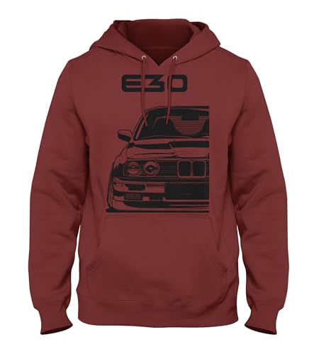 Quarter Mile Clothing E30 M3 Old School Herren Kapuzenpullover von Quarter Mile Clothing