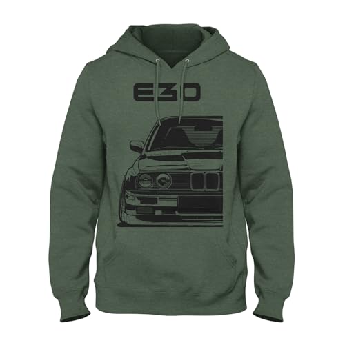 Quarter Mile Clothing E30 M3 Old School Herren Kapuzenpullover von Quarter Mile Clothing