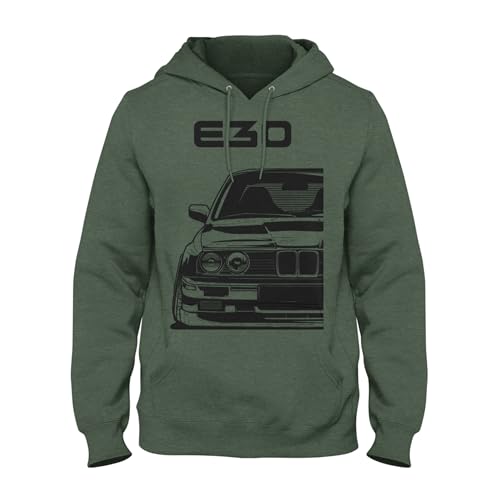 Quarter Mile Clothing E30 M3 Old School Herren Kapuzenpullover von Quarter Mile Clothing