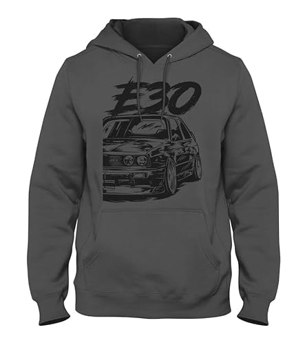 Quarter Mile Clothing E30 M3 Vintage Classic Herren Kapuzenpullover von Quarter Mile Clothing