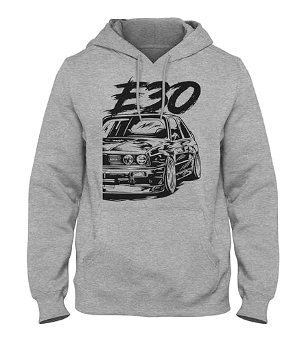 Quarter Mile Clothing E30 M3 Vintage Classic Herren Kapuzenpullover von Quarter Mile Clothing