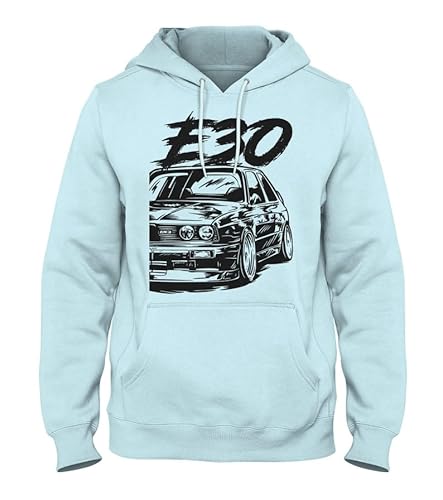 Quarter Mile Clothing E30 M3 Vintage Classic Herren Kapuzenpullover von Quarter Mile Clothing