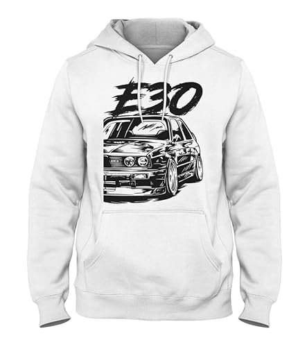 Quarter Mile Clothing E30 M3 Vintage Classic Herren Kapuzenpullover von Quarter Mile Clothing