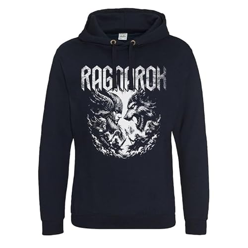 Quarter Mile Clothing Nordischer Wikinger-Walküre Kapuzenpullover mit der Schlacht um Ragnarok von Quarter Mile Clothing