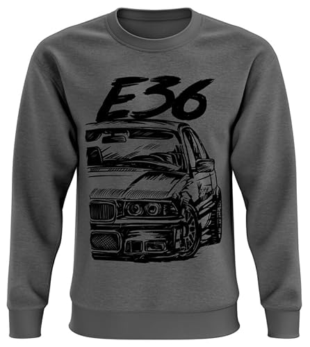 Quarter Mile Clothing Old School Classic Tuning E36 M3 Performance Sweatshirt Sweater JDM von Quarter Mile Clothing