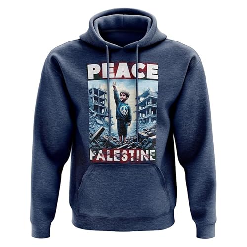 Quarter Mile Clothing Peace for Palestine Premium Unisex Kapuzenpullover von Quarter Mile Clothing