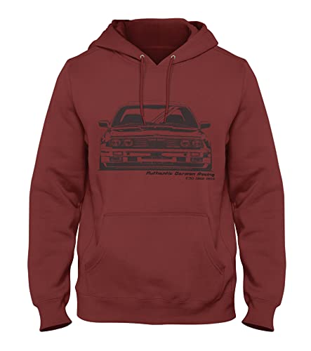 Quarter Mile Clothing Slammed E30 M3 Herren Kapuzenpullover #3876 (Röttlichbraun, 2XL) von Quarter Mile Clothing