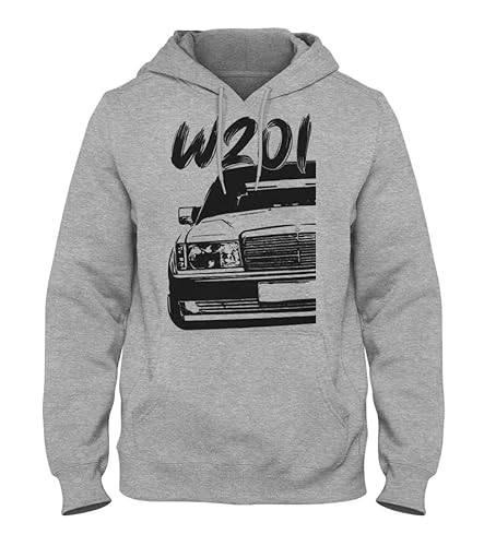 Quarter Mile Clothing W201 190E Old School Herren Kapuzenpullover #2076 von Quarter Mile Clothing
