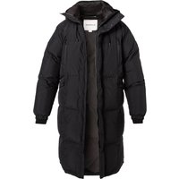 Quartz Co. Herren Daunenmantel schwarz Nylon unifarben von Quartz Co.