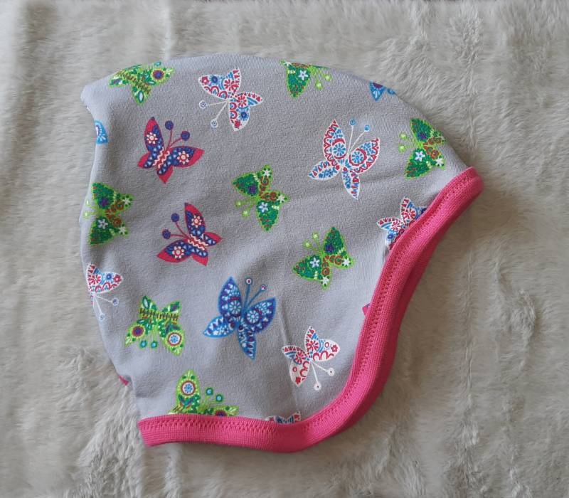 Ku 48-50 Wendemütze Zwergenmütze Schmetterlinge von QuatschundQuassel