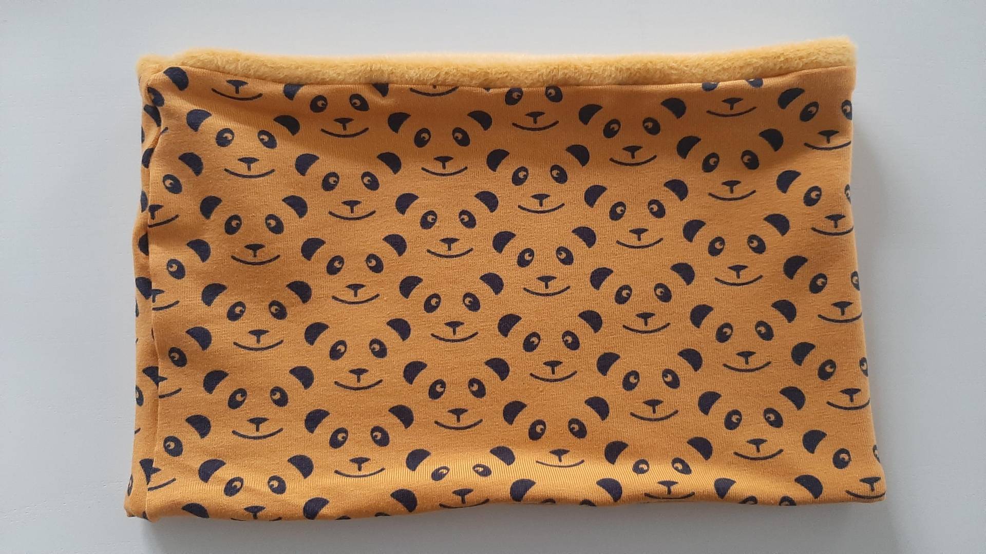 Loop Schlupfschal Halssocke Bären Mit Kuschelfleece von QuatschundQuassel