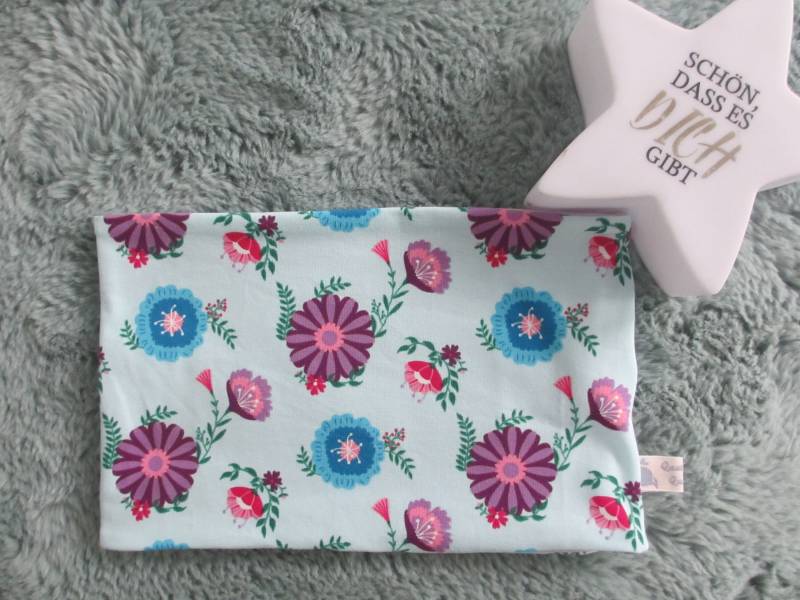 Loop Schlupfschal Halssocke Blümchen von QuatschundQuassel