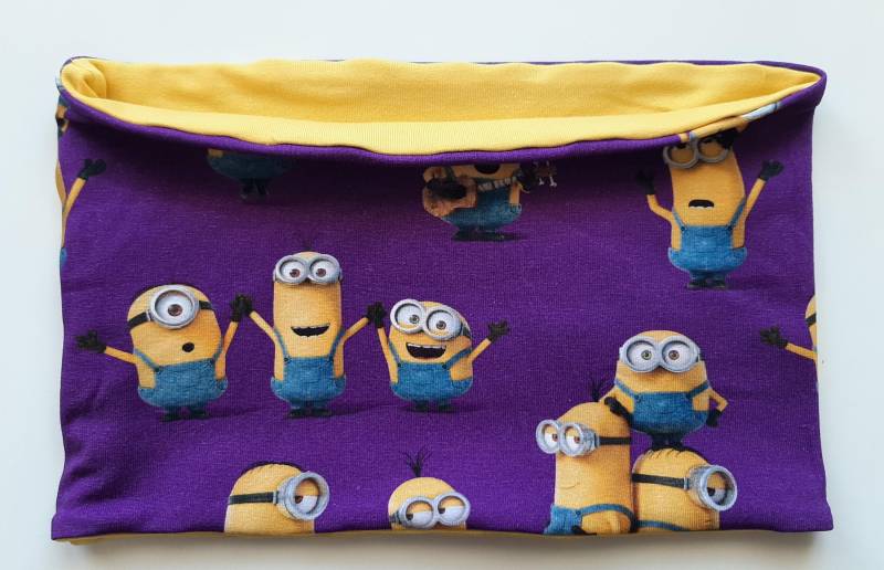 Loop Schlupfschal Halssocke Minions von QuatschundQuassel