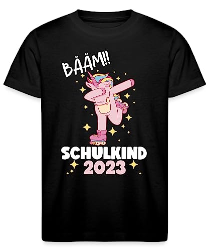 2023 Einschulung Schulanfang Schulstart Grundschule Kindergarten Schultüte Schulkind Kinder T-Shirt von Quattro Formatee