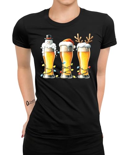 Bier Bierliebhaber - Weihnachten Nikolaus Frauen Damen T-Shirt von Quattro Formatee