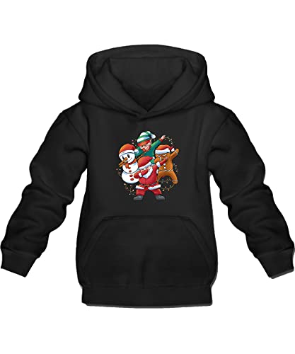 Dabbing Weihnachtsmann Elf Schneemann - Weihnachten X-Mas Weihnachtsoutfit Familien Set Weihnachtspullover Kinder Pullover Sweatshirt von Quattro Formatee