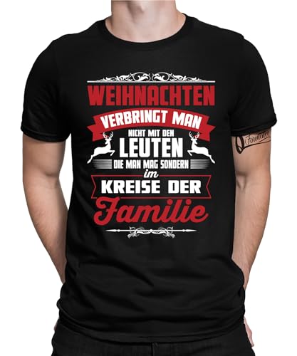 Familie - Weihnachten Nikolaus Herren Männer T-Shirt von Quattro Formatee