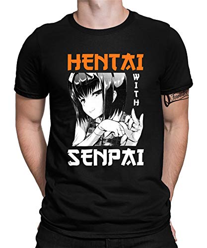 Hentai Ahegao Comic Japanisch Anime Girl Japan Japanese Senpai Manga Waifu Material Retro Eroge Lewd Neko Herren Männer T-Shirt von Quattro Formatee