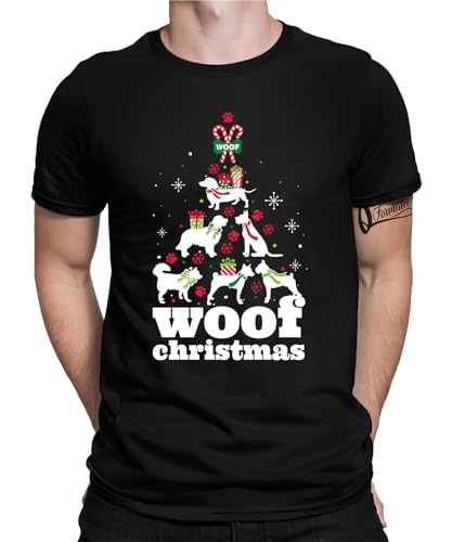 Hund Weihnachtsbaum - Weihnachten Nikolaus Herren Männer T-Shirt von Quattro Formatee