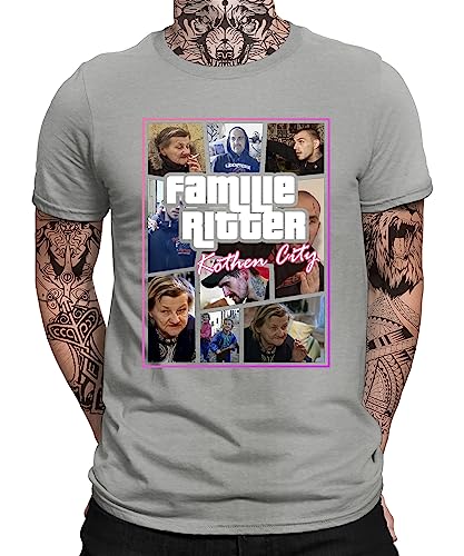 Karin Norman Christopher Andy Koethen City Familie Ritter Herren Männer T-Shirt von Quattro Formatee