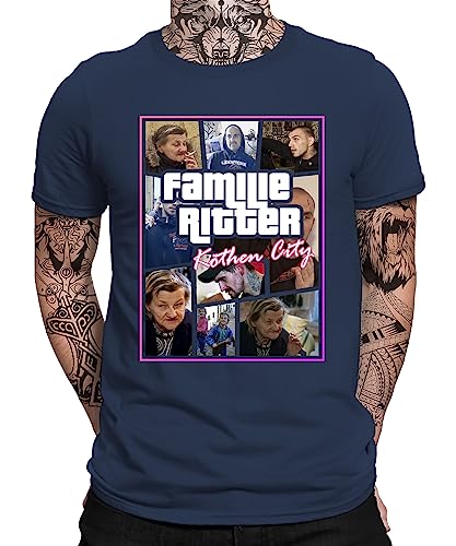 Karin Norman Christopher Andy Koethen City Familie Ritter Herren Männer T-Shirt von Quattro Formatee