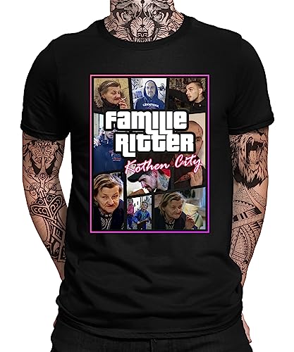 Karin Norman Christopher Andy Koethen City Familie Ritter Herren Männer T-Shirt von Quattro Formatee