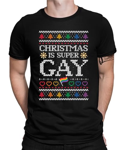 LGBT Gay Christmas - Weihnachten X-Mas Herren Männer T-Shirt von Quattro Formatee