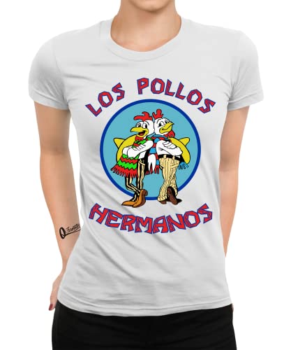 Los Pollos Hermanos Frauen Damen T-Shirt von Quattro Formatee