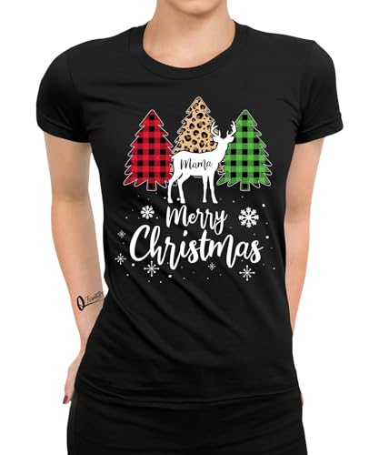 Mama Rentier REH - Weihnachten X-Mas Frauen Damen T-Shirt von Quattro Formatee