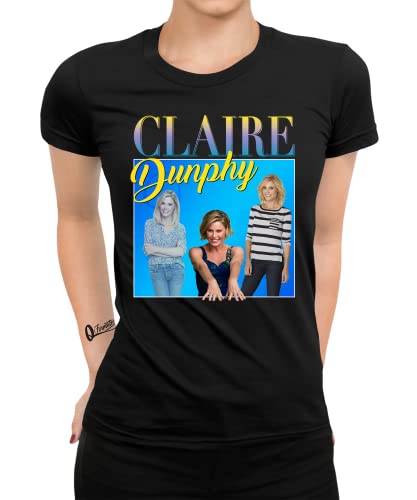 Modern Family Charaktere - Phil Dunphy Cam Mitch Gloria Jay Claire TV Serie Retro Vintage 90er Jahre Frauen Damen T-Shirt | Schwarz | S von Quattro Formatee