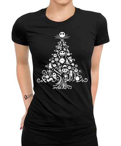 Nightmare Before Christmas Weihnachtsbaum - Weihnachten X-Mas Christmas Frauen Damen T-Shirt von Quattro Formatee