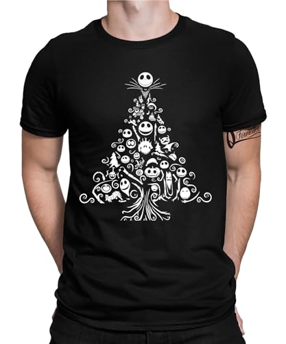 Nightmare Before Christmas Weihnachtsbaum - Weihnachten X-Mas Christmas Herren Männer T-Shirt von Quattro Formatee