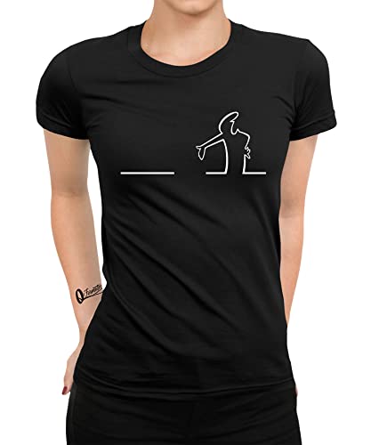 Quattro Formatee Balum La Linea Lui Frauen Damen T-Shirt von Quattro Formatee