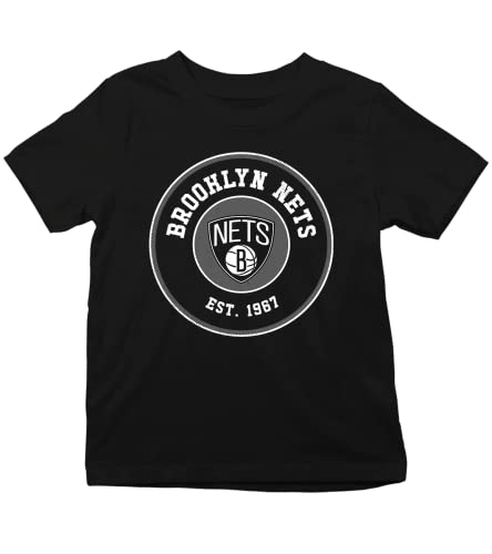 Quattro Formatee Brooklyn Nets - Basketball NBA Team Basketballer Trikot für Fans Kinder T-Shirt von Quattro Formatee