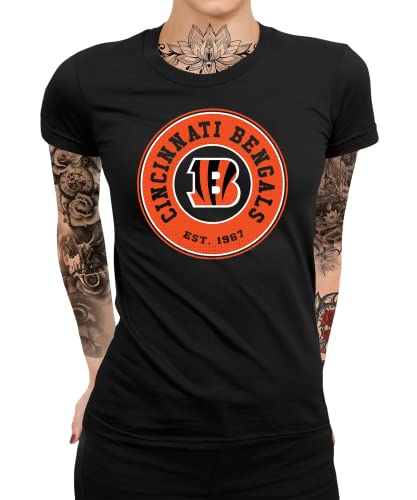 Quattro Formatee Cincinnati Bengals - American Football Super Bowl Playoffs NFL Fans Frauen Damen T-Shirt von Quattro Formatee