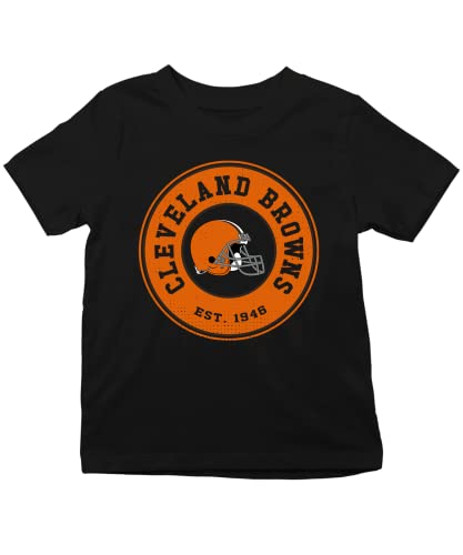 Quattro Formatee Cleveland Browns - American Football Super Bowl Playoffs NFL Fans Kinder T-Shirt von Quattro Formatee