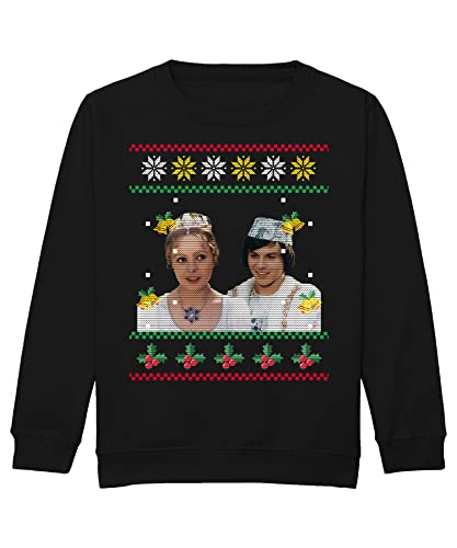 Quattro Formatee DREI Haselnüsse für Aschenbrödel - Weihnachten Familien Set Weihnachtspullover Kinder Pullover Sweatshirt von Quattro Formatee