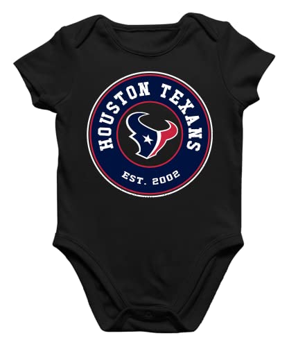 Quattro Formatee Houston Texans - American Football NFL Team Super Bowl Playoffs Kurzarm Baby Body Einzelteiler Strampler von Quattro Formatee