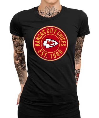 Quattro Formatee Kansas City Chiefs - American Football Super Bowl Playoffs NFL Fans Frauen Damen T-Shirt von Quattro Formatee