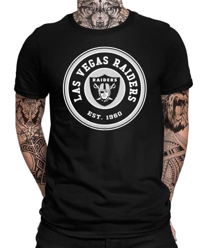 Quattro Formatee Las Vegas Raiders - American Football Super Bowl Playoffs NFL Fans Herren Männer T-Shirt von Quattro Formatee