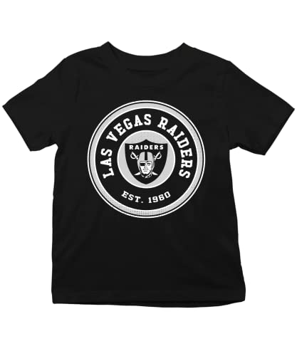 Quattro Formatee Las Vegas Raiders - American Football Super Bowl Playoffs NFL Fans Kinder T-Shirt von Quattro Formatee