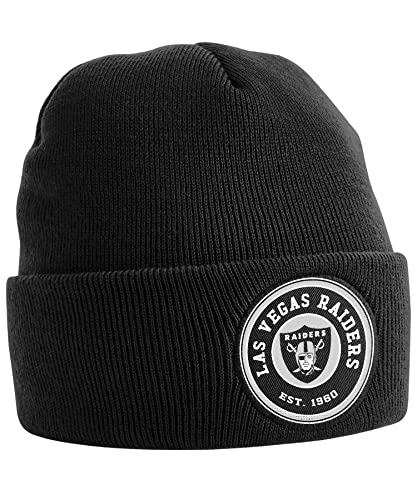 Quattro Formatee Las Vegas Raiders - Bedruckte Mütze Beanie von Quattro Formatee