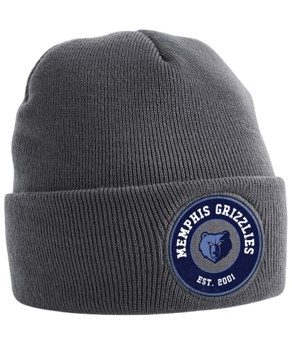 Quattro Formatee Memphis Grizzlies - Basketball Spieler Sport Team NBA Trikot für Fans Mütze Beanie Wintermütze von Quattro Formatee