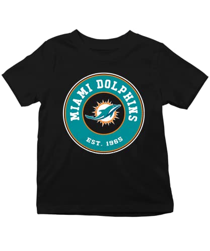 Quattro Formatee Miami Dolphins - American Football Super Bowl Playoffs NFL Fans Kinder T-Shirt von Quattro Formatee