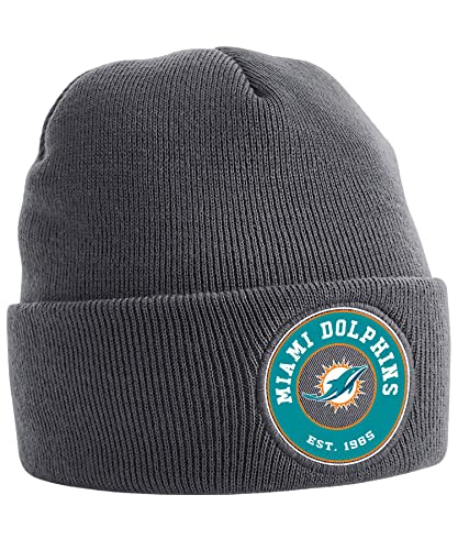 Quattro Formatee Miami Dolphins - Bedruckte Mütze Beanie von Quattro Formatee