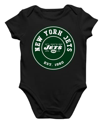Quattro Formatee New York Jets - American Football NFL Team Super Bowl Playoffs Kurzarm Baby Body Einzelteiler Strampler von Quattro Formatee